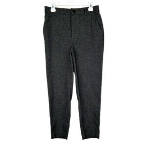 Zara High Rise Ankle Pants Women’s Size Medium Gray Knit Trousers